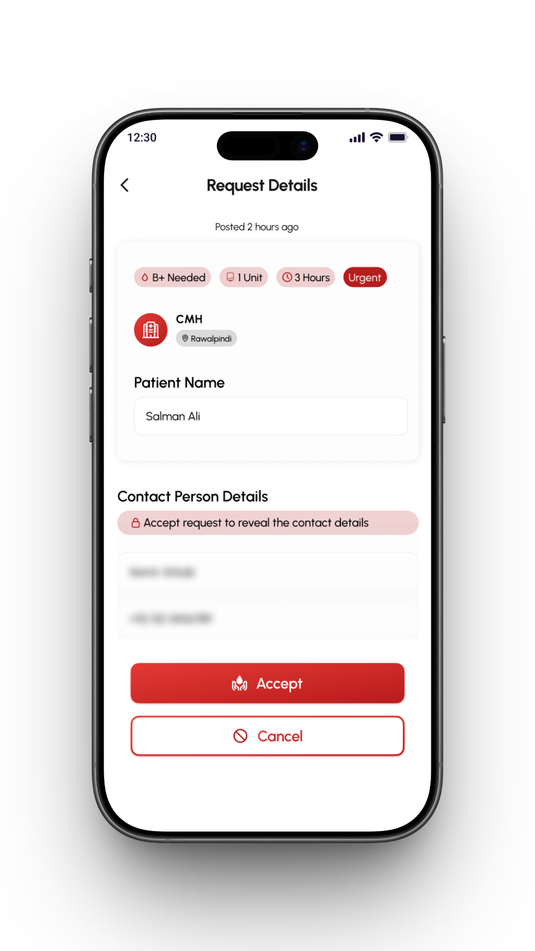 Verification & Privacy screen in the Donate Pulse app